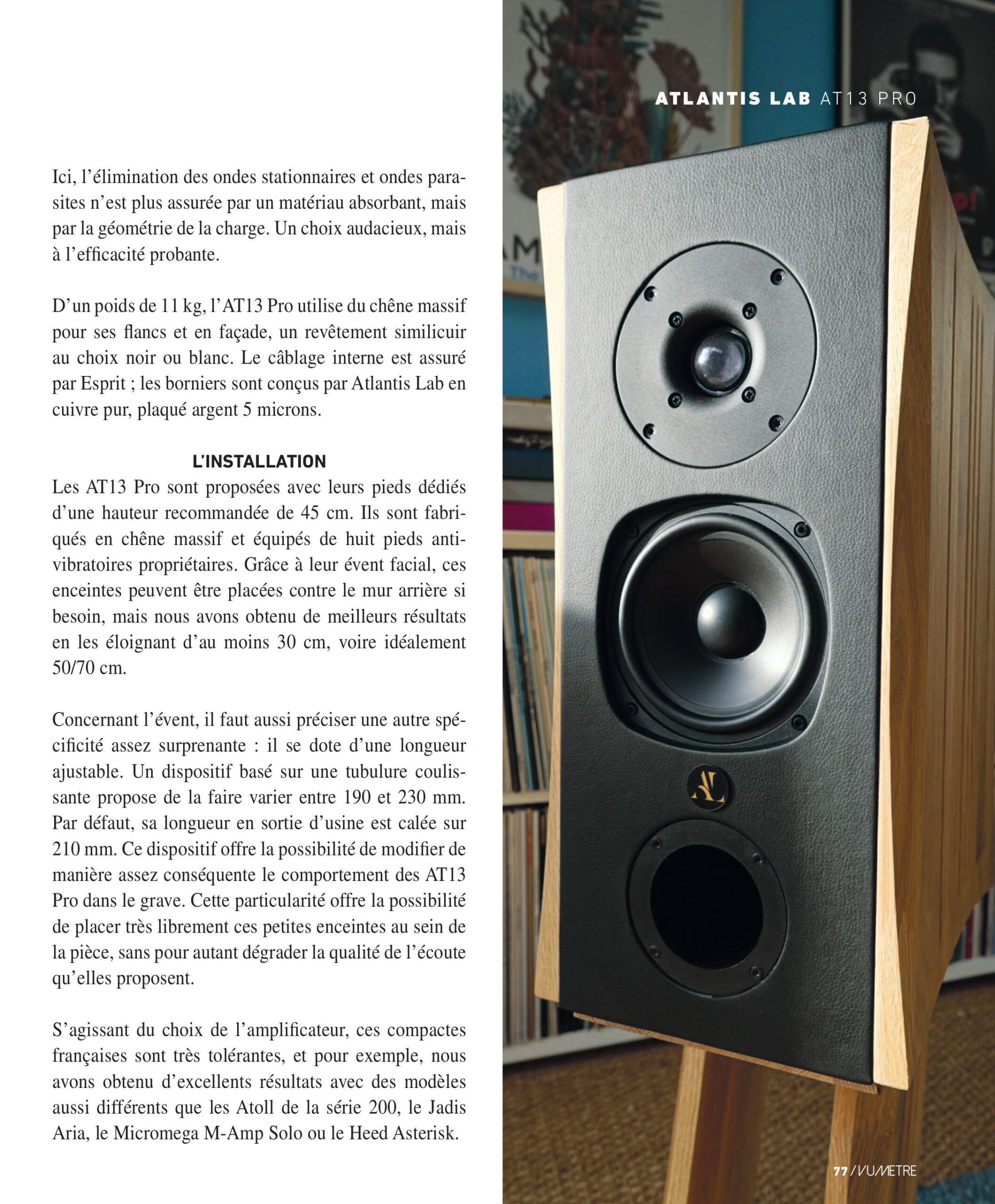 Banc d'essai Vumètre AT13 Pro